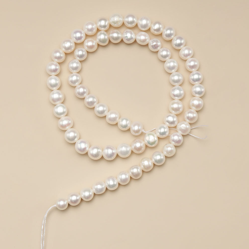 6-7mm pearl string.