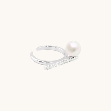 A pearl anniversary ring.