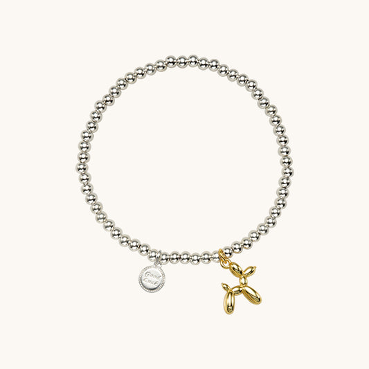 Balloon Dog Good Luck Cute Beaded Bracelet