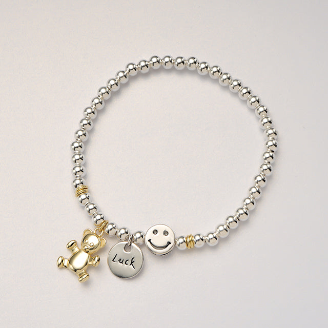 A good luck bracelet with smile face.