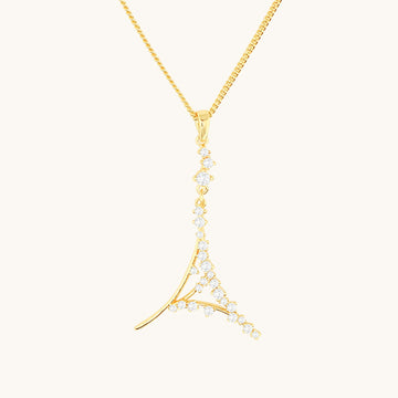 A hangling womens necklace.